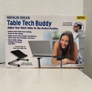 Table Tech Buddy Adjustable Laptop Stand - Black